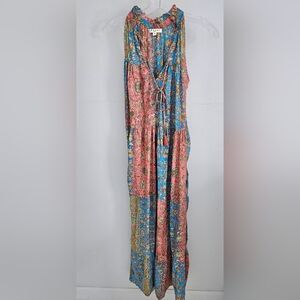 Paani Maxi Dress Mixed Print Sleeveless